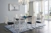 39 Dining Table by ESF with Glass Top & Optional 96/97 Chairs