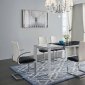 39 Dining Table by ESF with Glass Top & Optional 96/97 Chairs