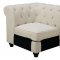 Stanford II Sectional Sofa CM6270IV in Ivory Fabric w/Options