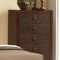 B201 Bedroom Set in Brown Cherry w/Options