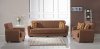 Tampa Sofa Bed in Light Brown Fabric w/Optional Loveseat & Chair