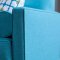 Madelyn Sofa SM8819 in Blue Fabric