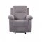 Rauf Motion Sofa 54450 in Gray Velvet by Acme w/Options