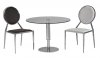 8129 Round Hi-Low Dining Table Chintaly w/Optional Lisa Chairs