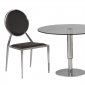 8129 Round Hi-Low Dining Table Chintaly w/Optional Lisa Chairs