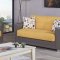 Avalon Sofa Bed in Yellow Fabric by Casamode w/Options