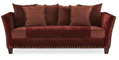 Multi Color Micro Suede Classic Living Room Sofa