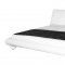 Joy Bed in White Half Leather by Casabianca