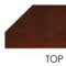 CM5305 Sterling Corner TV Console in Dark Cherry