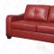 G600 Sofa & Loveseat in Red Bonded Leather w/Options by Glory