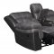 Saybrook Motion Sofa 609144 Charcoal & Black by Coaster