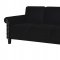 U9192 Sofa & Loveseat Set in Black Velvet by Global w/Options