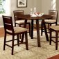 Dwayne II CM3915RPT 5Pc Counter Height Round Table Set w/Options