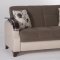 Trento Selen Brown Sofa Bed by Sunset w/Options