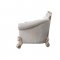 Vendome II Chair LV01331 in Ivory Fabric by Acme w/Options