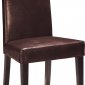 DG020DC-BR Dining Chair Set of 4 in Brown PU by Global