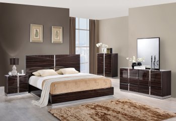 Sienna Bedroom in Wood Grain by Global w/Optional Casegoods [GFBS-Sienna]