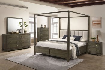 Gran Park Bedroom Set 5Pc 224931 in Dark Cocoa by Coaster [CRBS-224931 Gran Park]