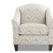 Lucy Accent Chair in Dash Latte Fabric by Klaussner