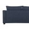 U9196 Sofa & Loveseat Set in Blue Chenille by Global w/Options