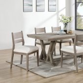 Cornelia Dining Set 5Pc 107441 in Coastal Gray by Coaster