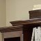 Lenore Wall Unit 8014 in Cherry by Homelegance