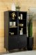 951134 Tall Cabinet in Black by Coaster