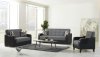 Carlton Sofa Bed & Loveseat Set in Gray Fabric w/Options