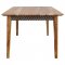 Partridge Dining Table 110571 Natural Sheesham Coaster w/Options