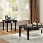 Ernestine Coffee Table 3Pc Set 82110 in Black by Acme