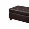 Pebble Microfiber Plush Modern Sectional Sofa w/Faux Leather