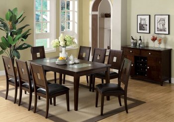 CM3093T-70 Primrose I Dining Table in Dark Oak w/Options [FADS-CM3093T-70 Primrose I]