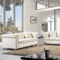 Kayla 615 Sofa Cream Velvet w/Options by Meridian