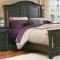 Dark Mocha Finish Classic 5Pc Queen Size Bedroom Set w/Post Bed