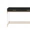 Adiel Writing Desk 93104 in Black & Gold by Acme w/USB Port