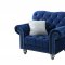 U4422 Sofa in Navy Velvet by Global w/Options