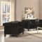 Reventlow Sofa 505817 in Black Velvet Fabric - Coaster w/Options