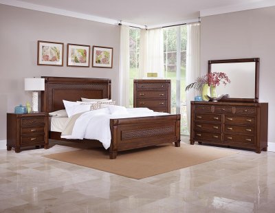 Nealon Bedroom 1862 in Cherry by Homelegance w/Options