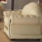 Cleopatra Sofa Set 3Pc in Beige Half Leather by VIG