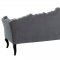 Brooks Sofa TOV-S44 in Grey Velvet Fabric by TOV Furniture