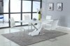 Valentina Dining Table 5Pc Set in White by Chintaly