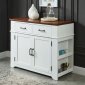 Isobel Server CM-AC518WH in White & Oak