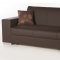 Kobe Escudo Brown Sofa Bed in Leatherette w/Options