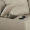 Roadster Power Motion Sectional Sofa in Beige Leather by Klaussn