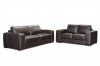 Deep Mocca Top Grain Leather Hudson Sofa & Loveseat Set