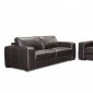 Deep Mocca Top Grain Leather Hudson Sofa & Loveseat Set