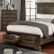 Amarillo Bedroom CM7896 in Light Walnut w/Options