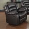 G942 Motion Sofa & Loveseat Cappuccino Bonded Leather by Glory