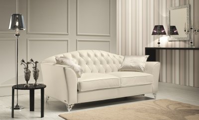 Divina Sofa in Leather by J&M w/Optional Loveseat