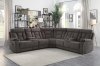 Rosnay Recliner Sectional Sofa 9914CH in Chocolate - Homelegance